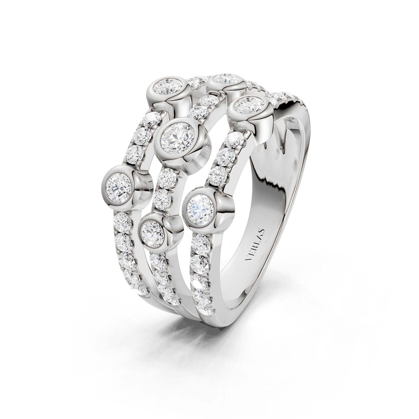 3-Tier Smitten Ring