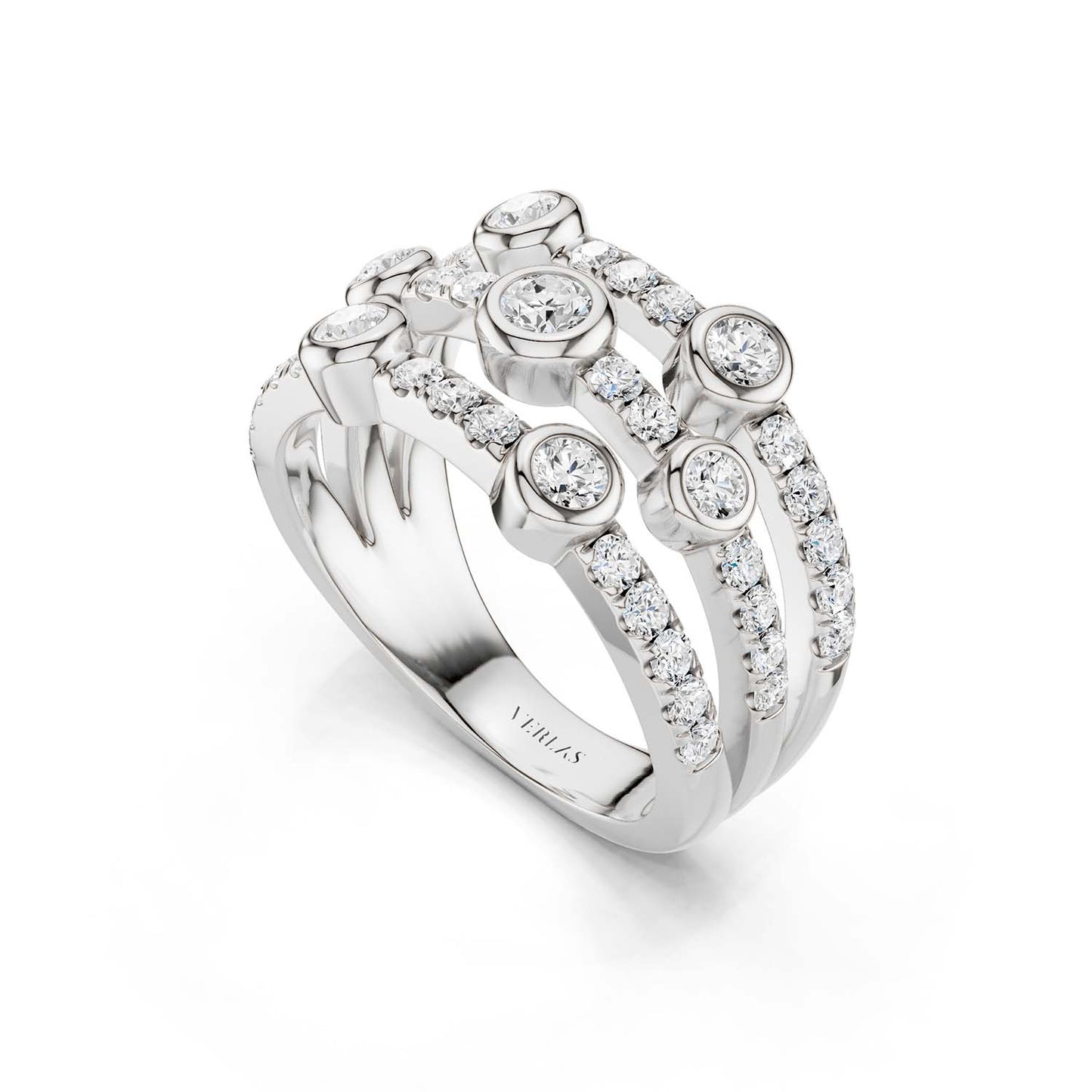 3-Tier Smitten Ring
