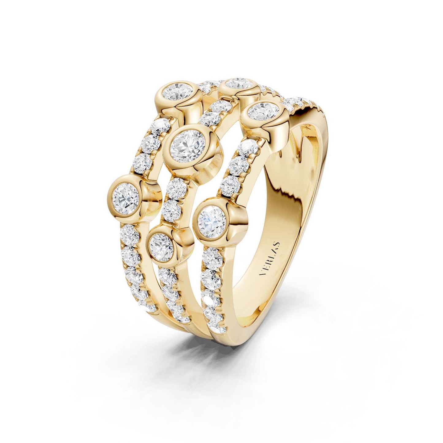 3-Tier Smitten Ring