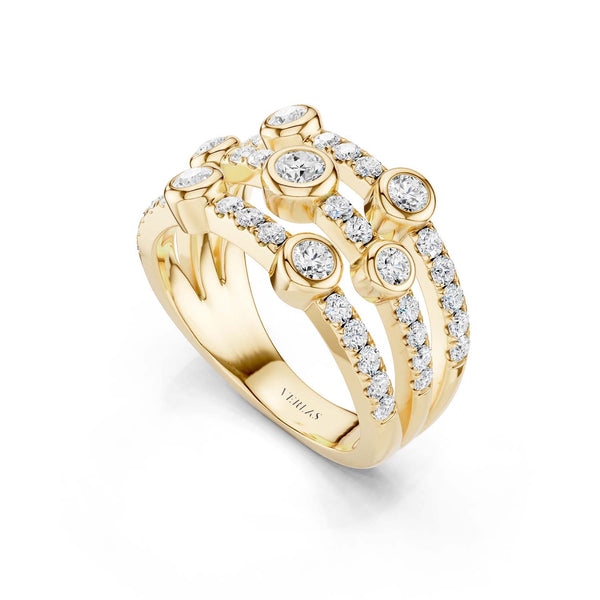 3-Tier Smitten Ring