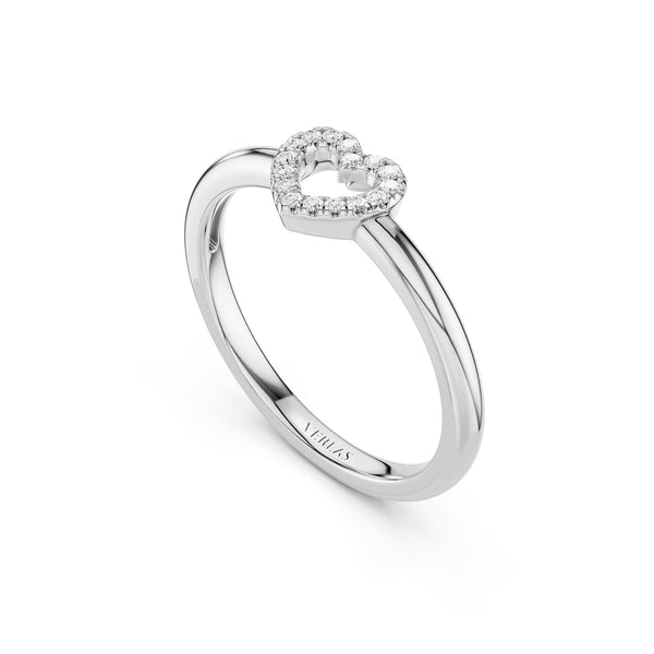 Mini-Heart Silhouette Ring