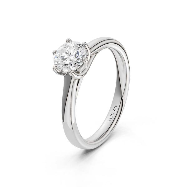 6-Pronged Round Ring