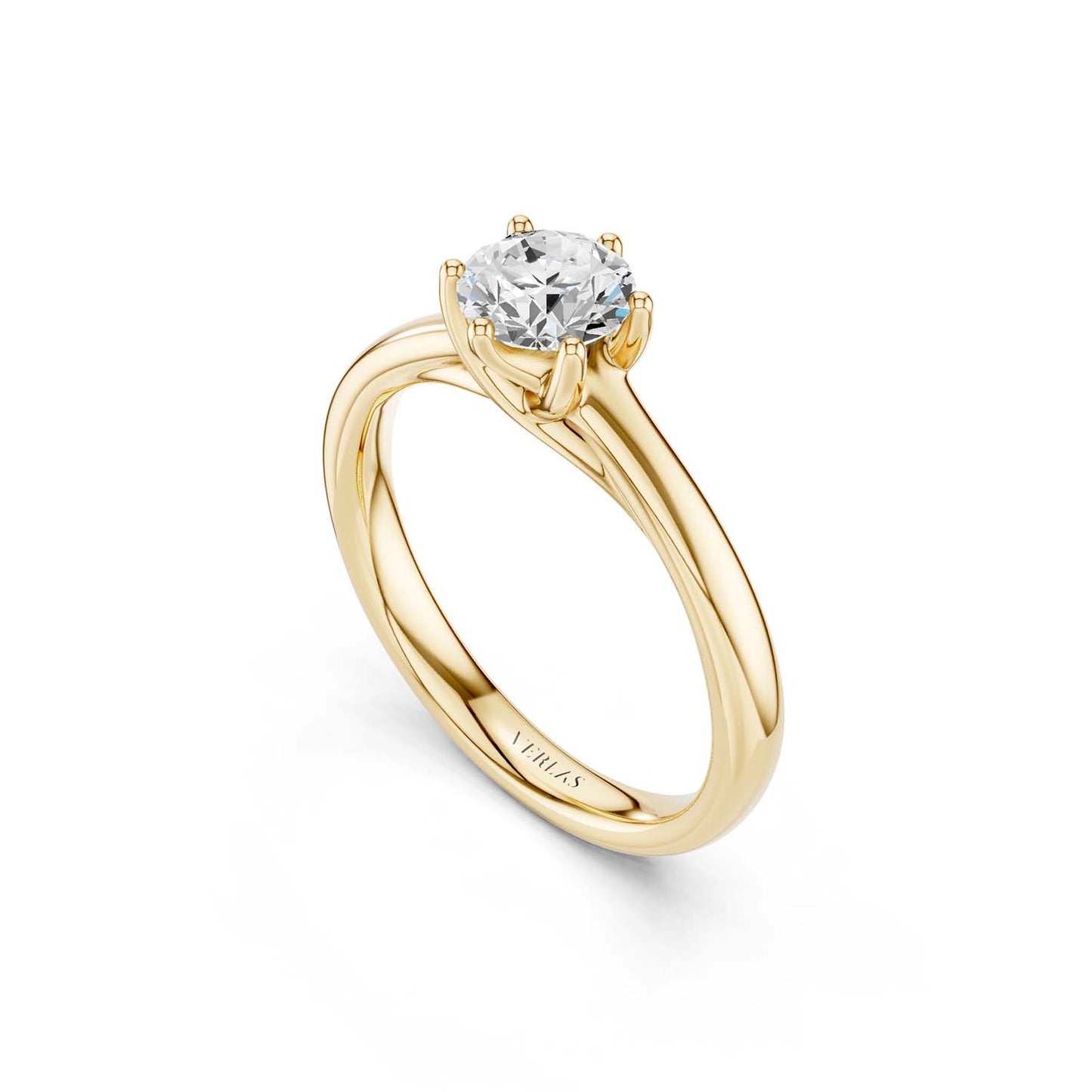 6-Pronged Round Ring