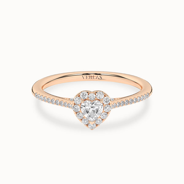 Signature Heart Halo Ring