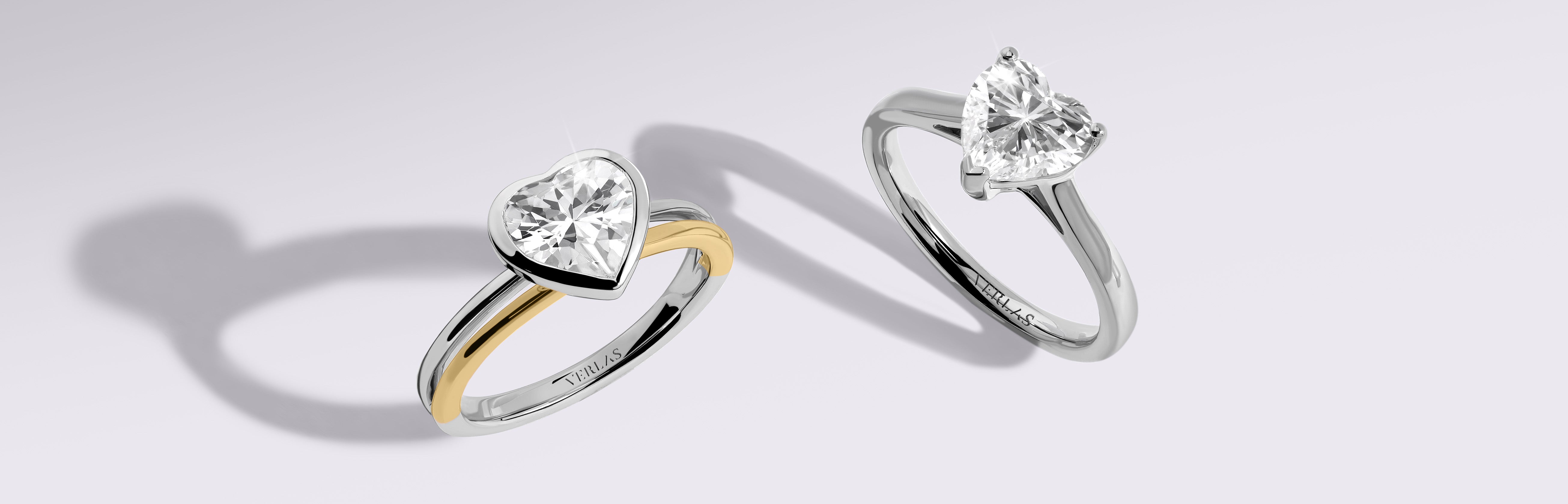 Heart Cut Engagement Rings