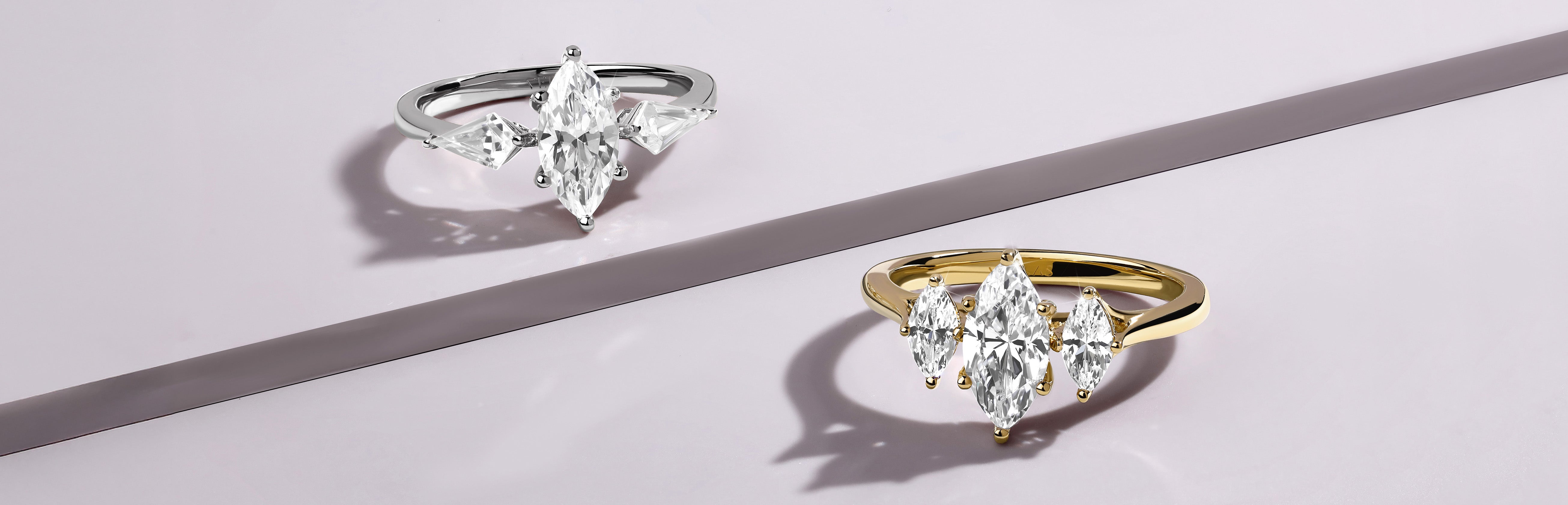 Marquise Cut Engagement Rings