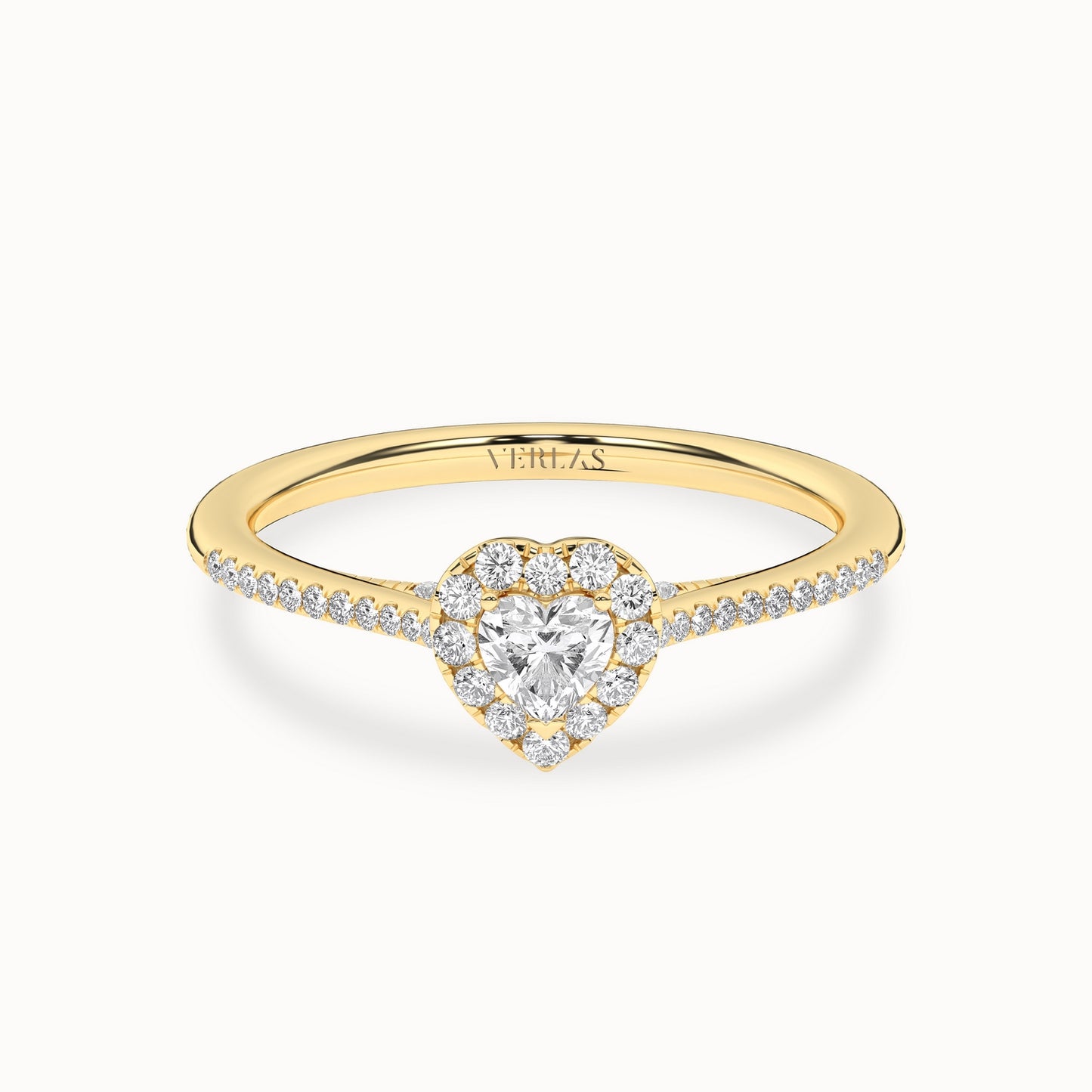 Signature Heart Halo Ring_Product Angle_1/3-1